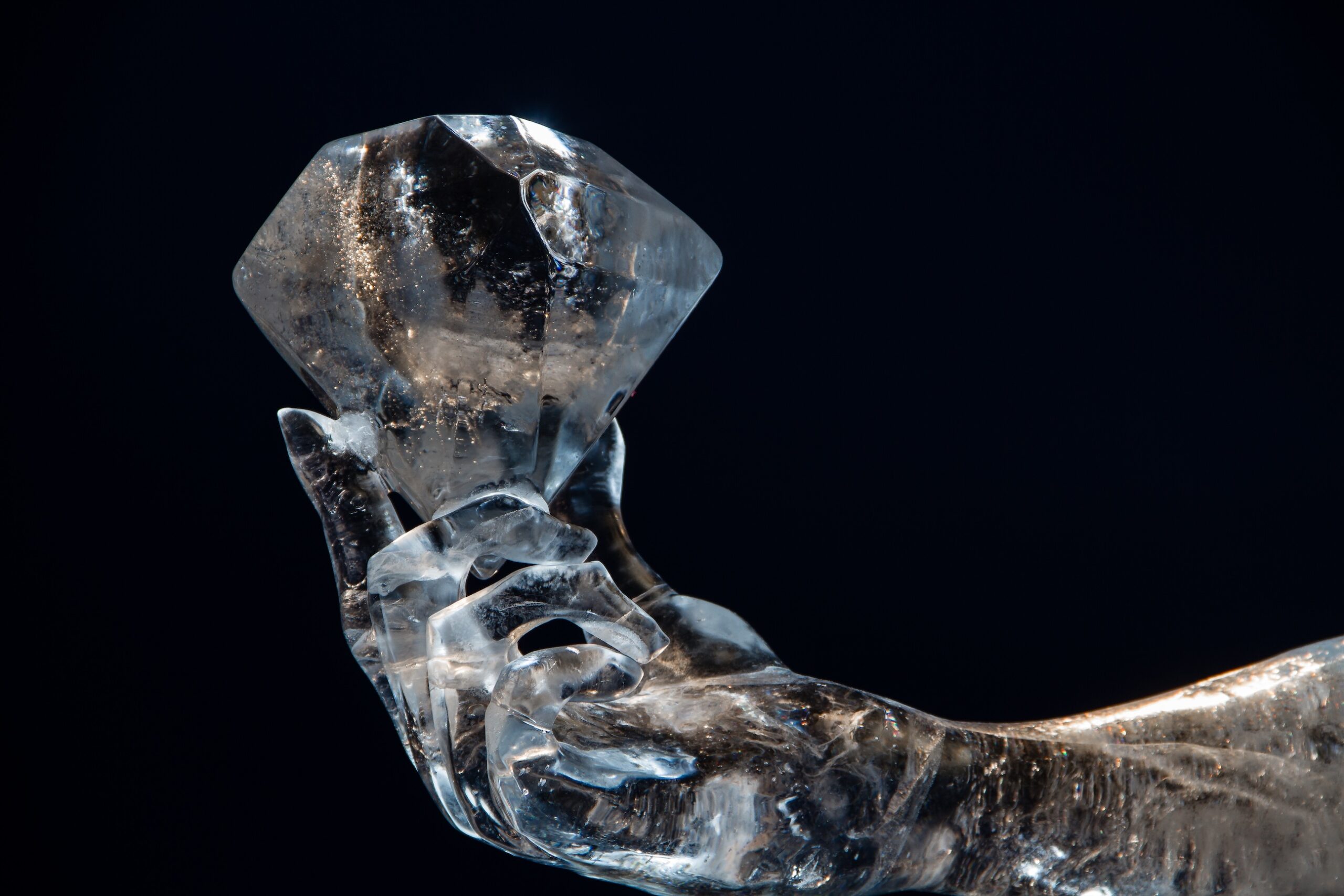 Diamond carved of ice in the NWT