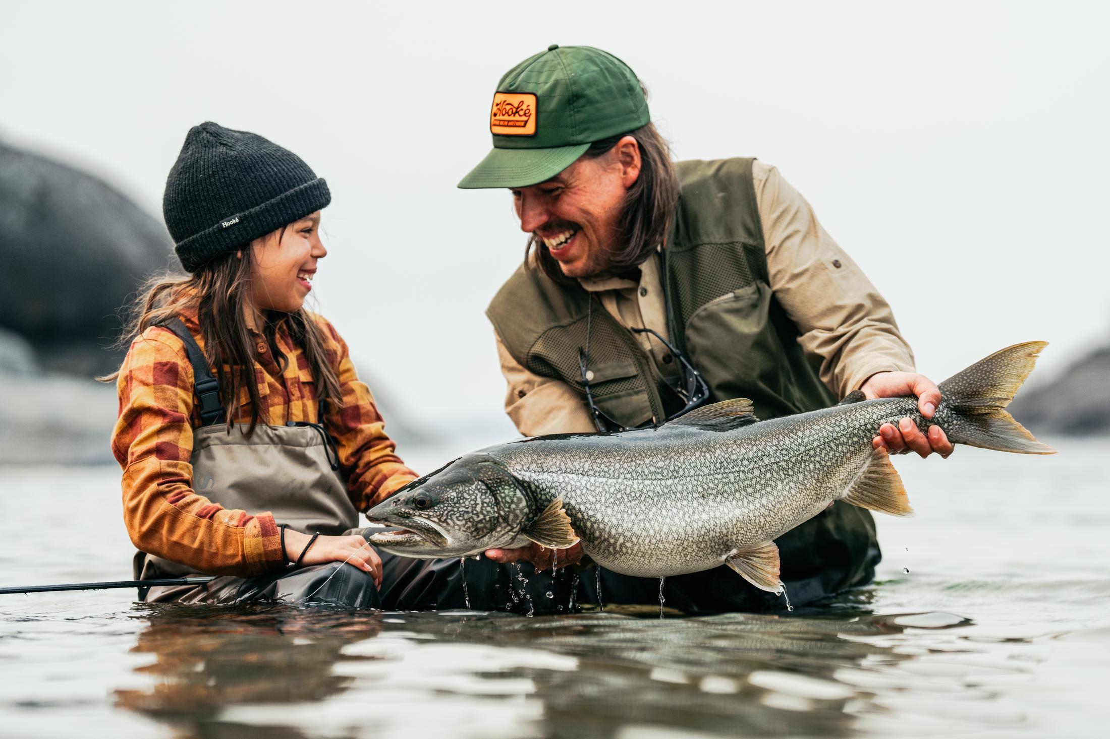 Fishing at Frontier Lodgein the Northwest Territories. NWT. Photo Hooke