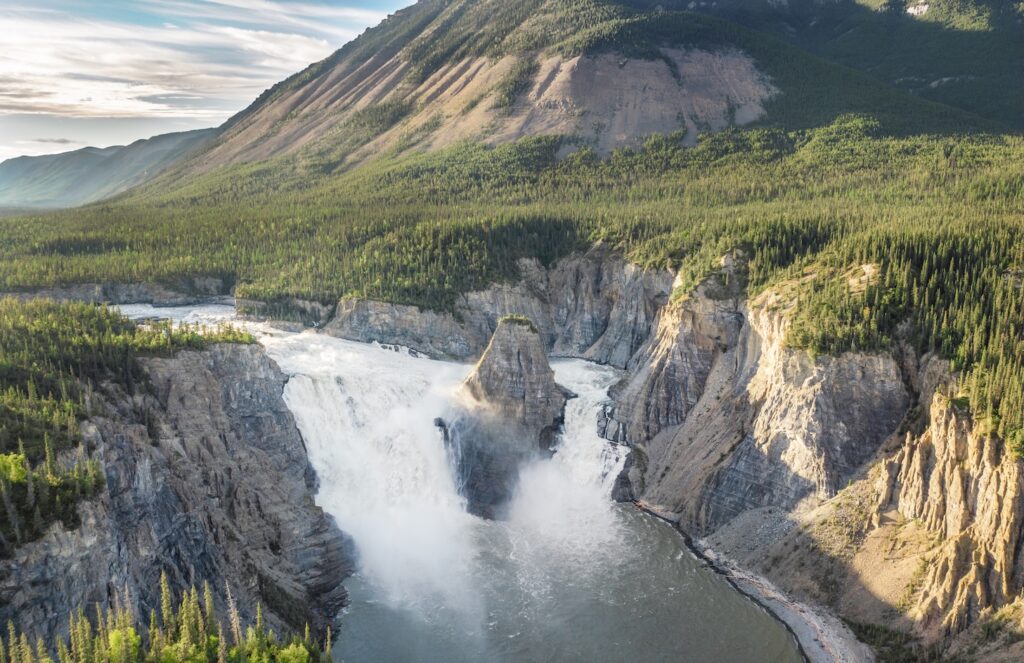 Virginia Falls in the Nahanni National Park Reserve Northwest Territories. Angela Gzowski